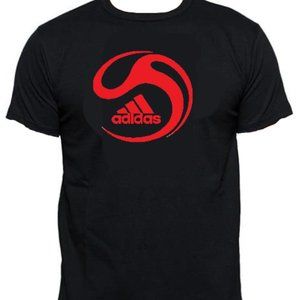 Adidas Red Logo Tee